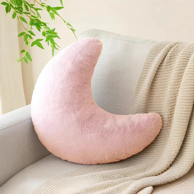 BAGEL蓓果 星星抱枕, 粉色月亮