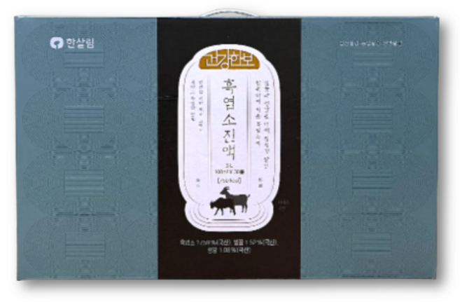 한살림 흑염소 진액_방목 국산흑염소와 국산한약재를 곁들인!, 60개, 100ml