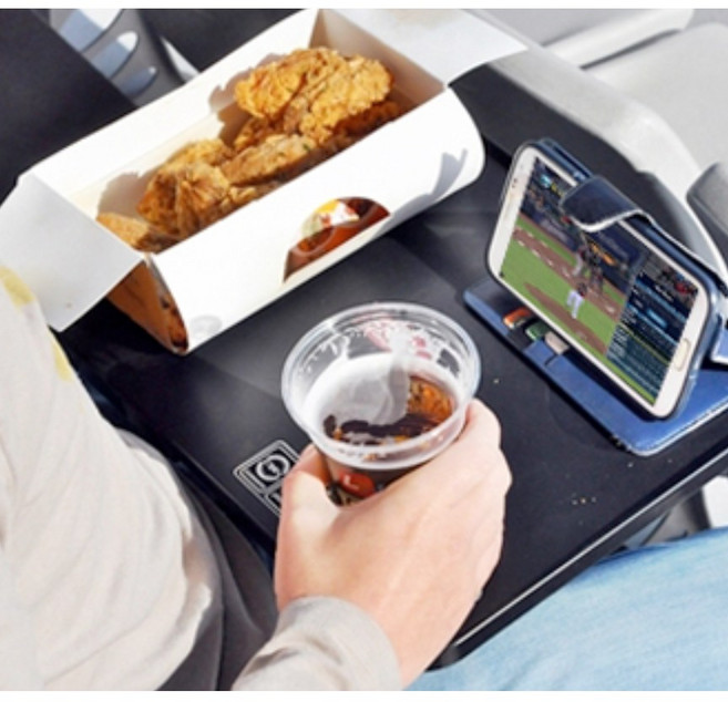 DADIUM 야구장 차량 간이테이블, 블랙, 1개