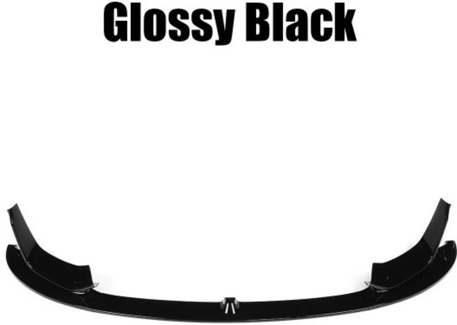 자동차 앞 범퍼 립 스플리터 및 사이드 코너 BMW M3 F80 2015-2020 탄소 섬유 광택 블랙 스타일 개, 02 Carbon Fiber Look