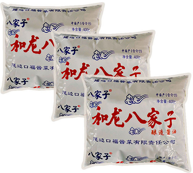 대신푸드몰 팔가자 연변화룡간장, 3개, 400g