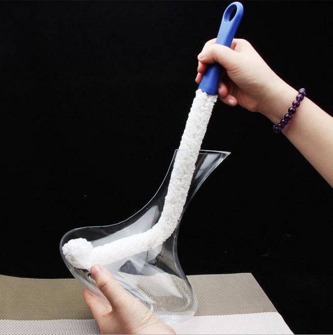 와인병 디켄터 병솔 물병 페트병 세척솔 보틀 디켄더, 1개