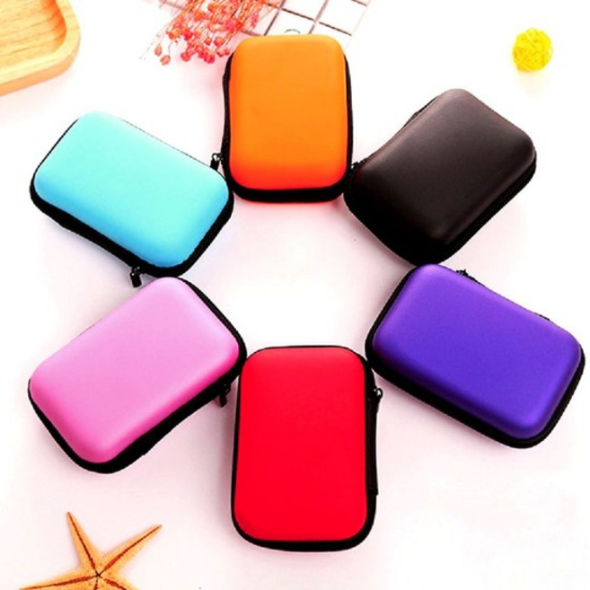 예쁜 여행용 미니 충전기 파우치 하드파우치 하드케이스파우치 여행용파우치