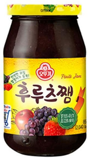 오뚜기 아이들간식 후루츠쨈 모닝빵 850g, 1개