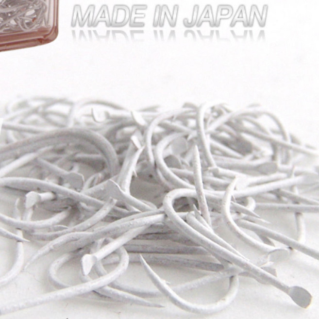 지누바늘 일본산 화이트 감성돔바늘 하이카본소재 대용량 덕용 케이스포함, 1세트, 48개입