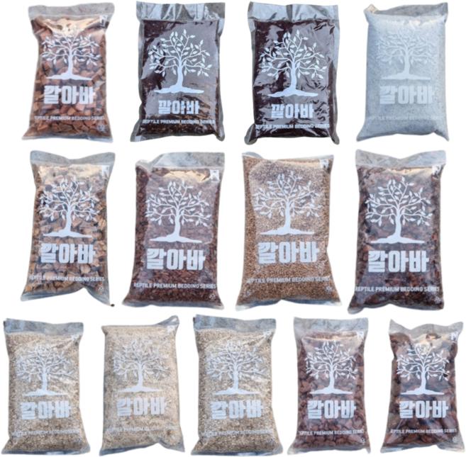 깔아바 파충류 바닥재 2L, 코코피트+황토2L, 1개
