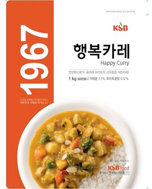 행복 카레 에스비 1KG, 1개
