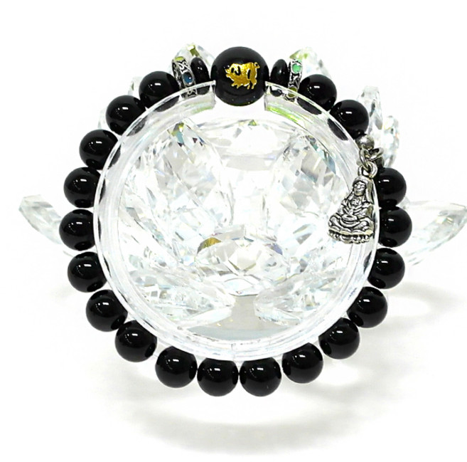 오닉스 관음 12지 합장주 - 원석염주 띠 팔찌 불교용품 악세서리