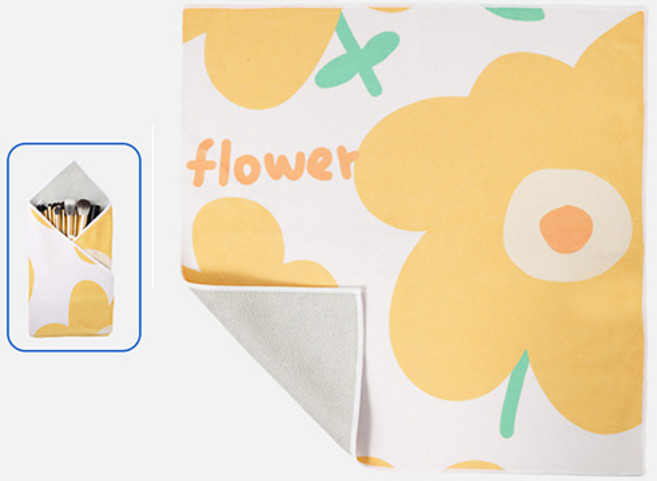 ASSARE 다용도 매직 보자기 화장품 카메라 보호 수납 가방 자가접착 파우치 이너백