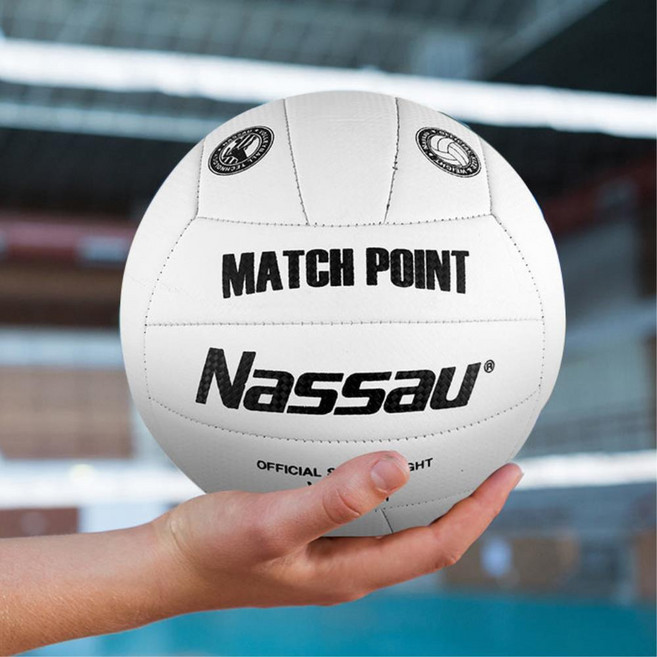 Nassau 화이트 배구공 5호 배구공받기 배구공던지기, 상세페이지참조, 1개
