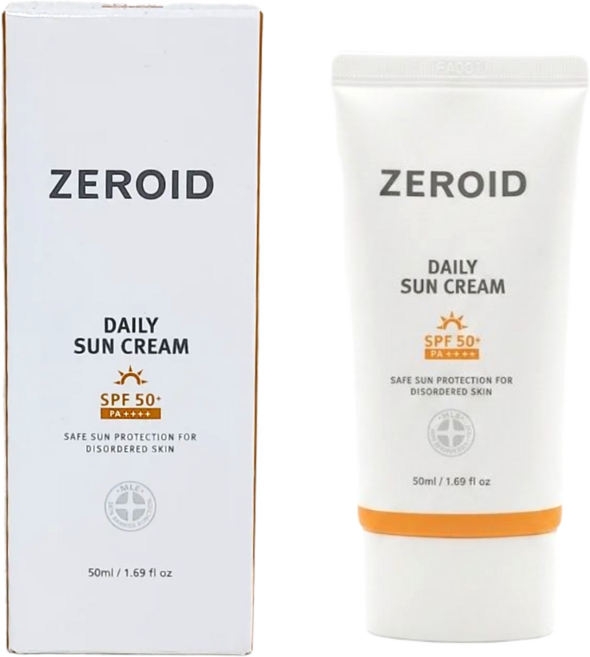 제로이드 데일리 선크림 무기자차 SPA50+ PA++++, 1개, 50ml