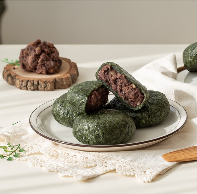 건영 밥알 왕 찹쌀떡 모찌떡 80g (아침대용 개별포장떡) 당일생산 당일발송, 10개