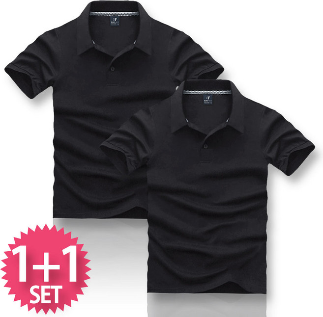 블루포스 바트 반팔 카라티 1+1 세트 [2장 묶음] 남자 티셔츠 남성 반팔티 단체티 남녀공용 커플티 여름 골프티 [국내생산]