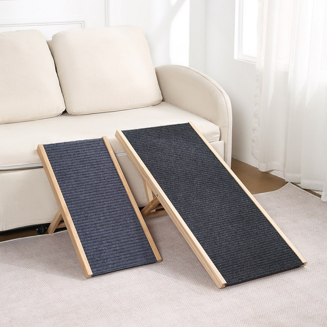 레브펫 반려동물 슬라이드 올라램프 스텝, 1개, 우드