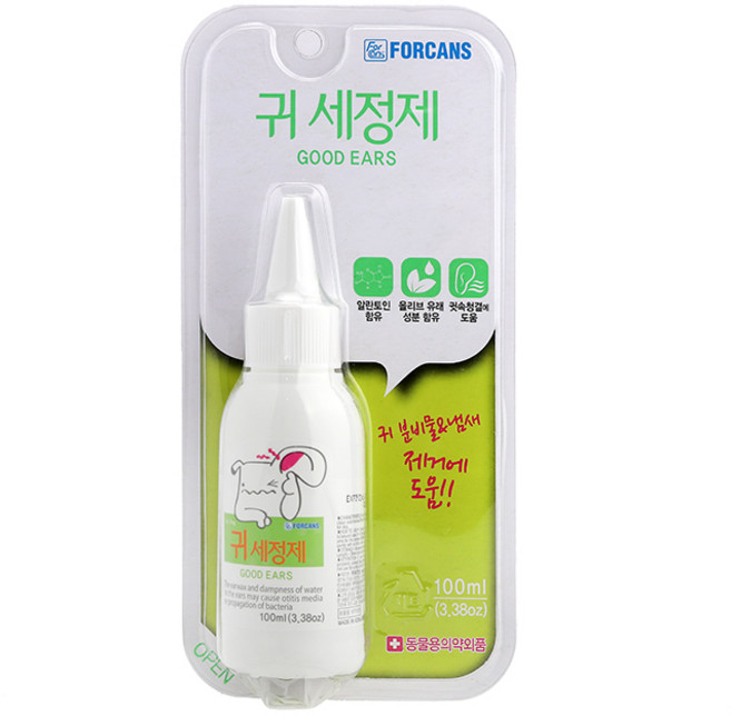 포켄스 포비스 귀 세정제 강아지 귀청소 이어크리너, 1개, 100ml