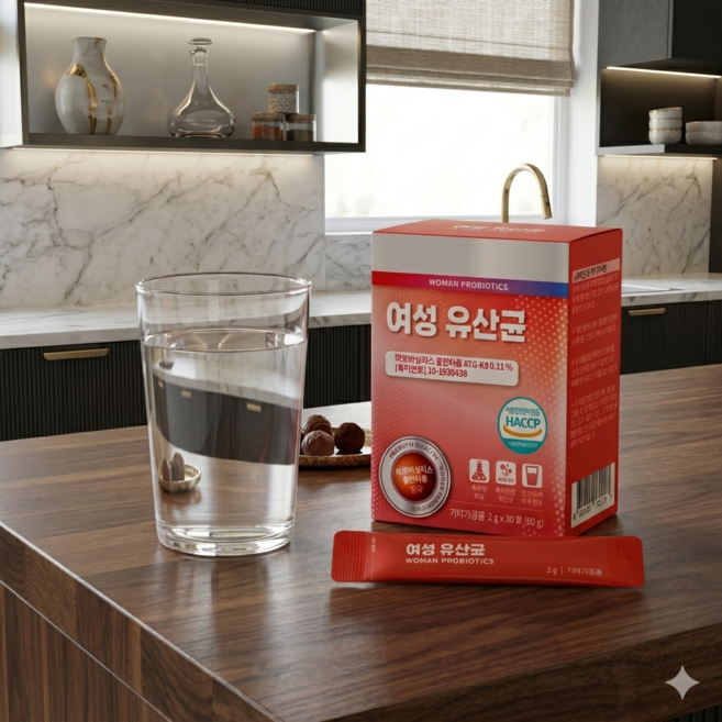 바른생활 여성 유산균 질 건강 프로바이오틱스 100억 장 건강, 단품, 2g, 1개