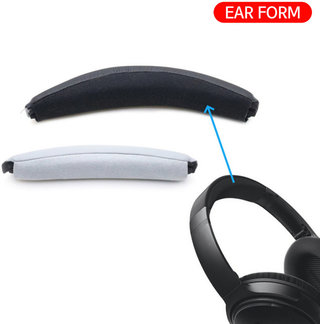 이어폼 보스 QC25 QC35 호환 헤드빔 헤드 밴드 헤드셋 커버, 실버 H916