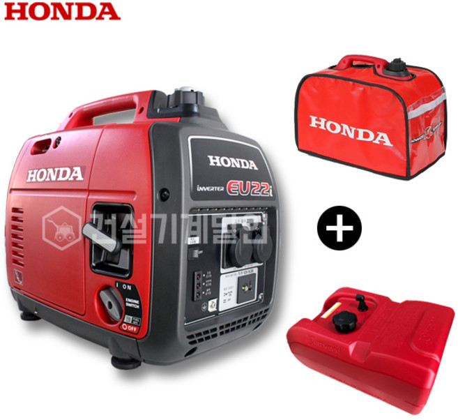 혼다 저소음 발전기 EU22i+발전기커버+전용 보조연료탱크, 1개