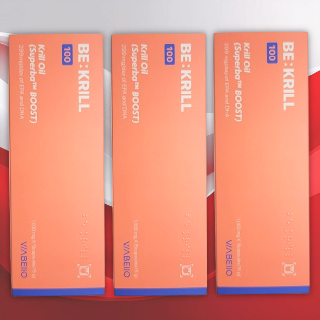 비크릴100 인지질 크릴오일, 3박스