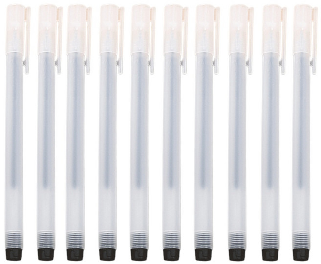 ABS 학생 사무용 매트 심플 젤펜, 1세트, 투명