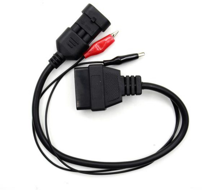 피아트 3 핀 암 진단 케이블용 자동 자동차 케이블 피아트 알파 란시아 3 핀-16 핀 OBDII OBD2 커넥터