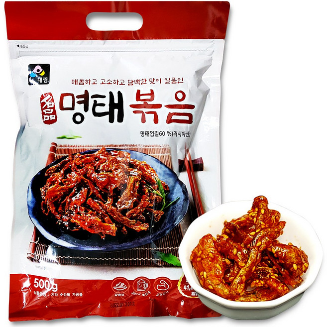 [미래웰푸드] 대림종합식품 명품 명태볶음 500g, 1개