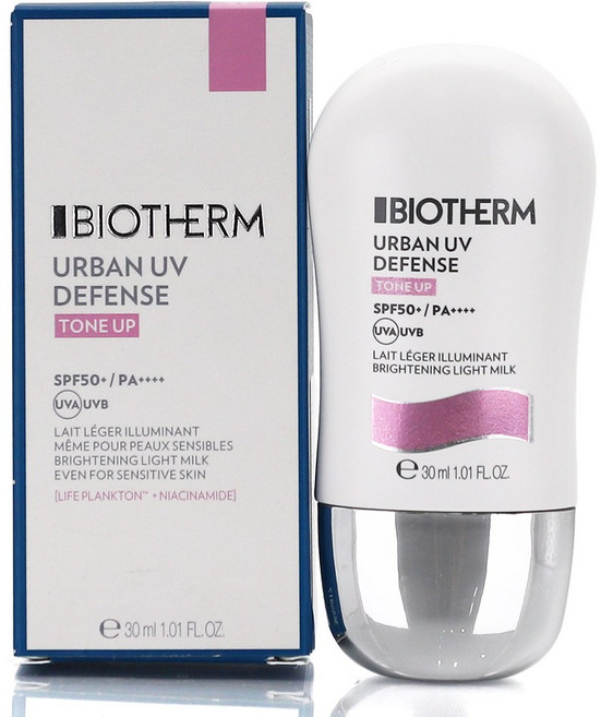 [선물포장 샘플증정] 비오템 UV 디펜스 톤업 선크림-로지 핑크, 1개, 30ml
