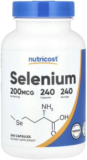 새해 첫좋은선물 Nutricost 셀레늄 200mcg 캡슐 240정 제대로 할인합니다, 1개 - 쿠팡