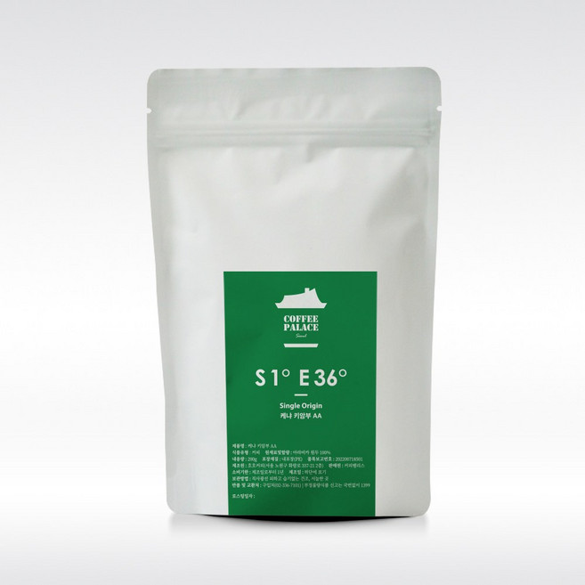 커피팰리스 케냐 키암부 AA 로스팅 원두, 더치용(콜드브루), 1kg, 1개