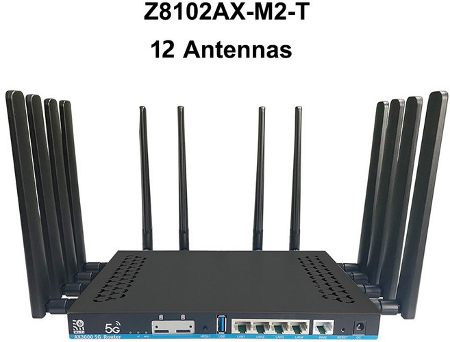 WIFI 듀얼 SIM 5G AX3000 메시 라우터 3000MBPS 카드 MO 와이파이 OPENWRT DDR4 USB3 12 LAN 기가비트 1GB MU 안테나