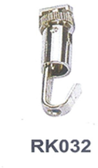 半圓可拆式鋼索吊勾(活動式) - 標示牌/指標/輕鋼架/天花板/掛畫軌道/壁畫吊具掛勾, 1個