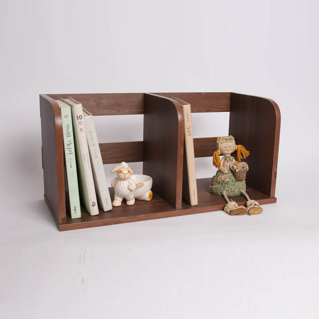 [룩홈] 미니 1단 480 책꽂이 [제주도배송가능], 옹이앤틱