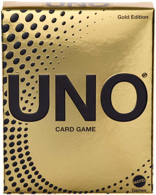 (Mattel Game) UNO GOLD EDITION JHB35 마텔 게임 우노 골드 게임 파티 상품 카드 게임