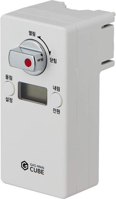 가스차단기 가스맨 큐브 가스타이머 화재예방 가스안전장치 안전잠금장치 가스벨브차단기, GL, 1개