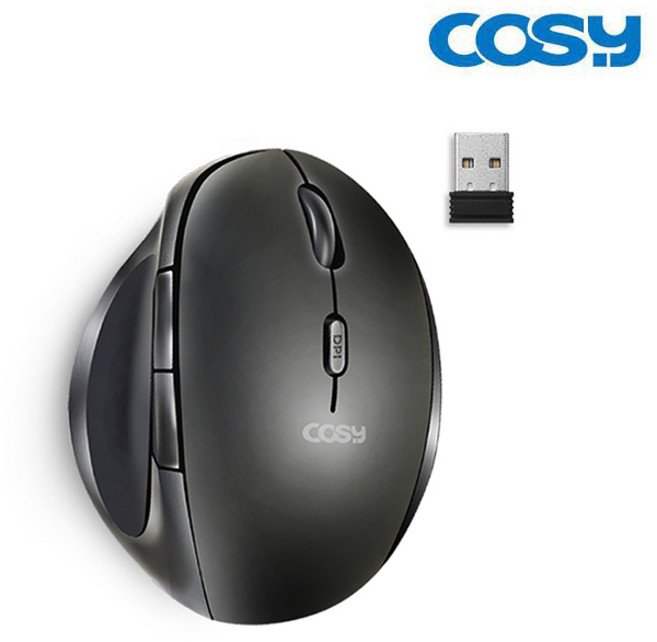 코시 M2150WL 라운드 무소음 무선 버티컬 마우스