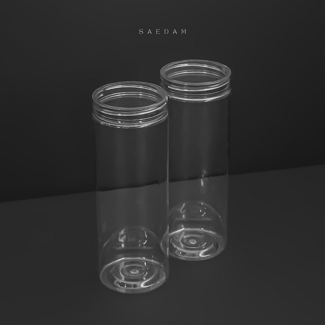 새담 원통케이스 PET 55호 5개 / 쿠키통 수제약과 포장