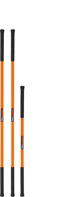 트레이닝 스틱 번들세트 [미국 스틱모빌리티 가동성 훈련 스트레칭 도구 근막운동], 오렌지, 1개 - 쿠팡