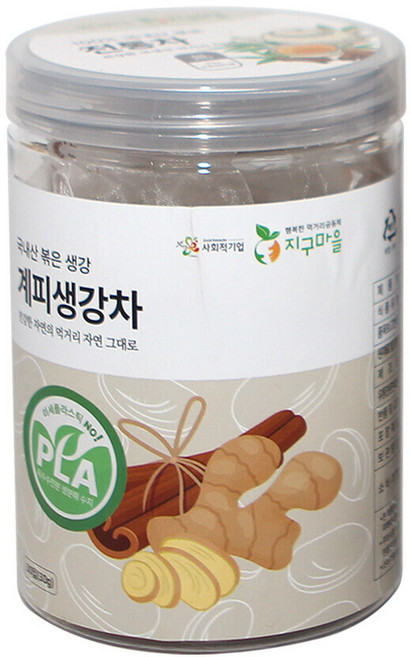 지구마을 생분해필터 PLA 계피생강차 블렌딩 삼각티백, 30개입, 1개