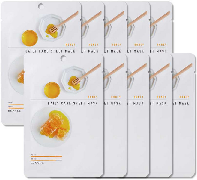 은율 허니 데일리 케어 시트 마스크, 1개입, 20개