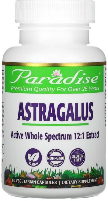 파라다이스 허브 황기 60 식물성 캡슐 아스트라갈루스 아스트라갈러스 추출물, 1개, 60정 - 쿠팡