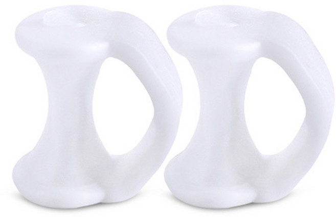 블룸써니 새끼발가락 보호 쿠션링 화이트, 2개