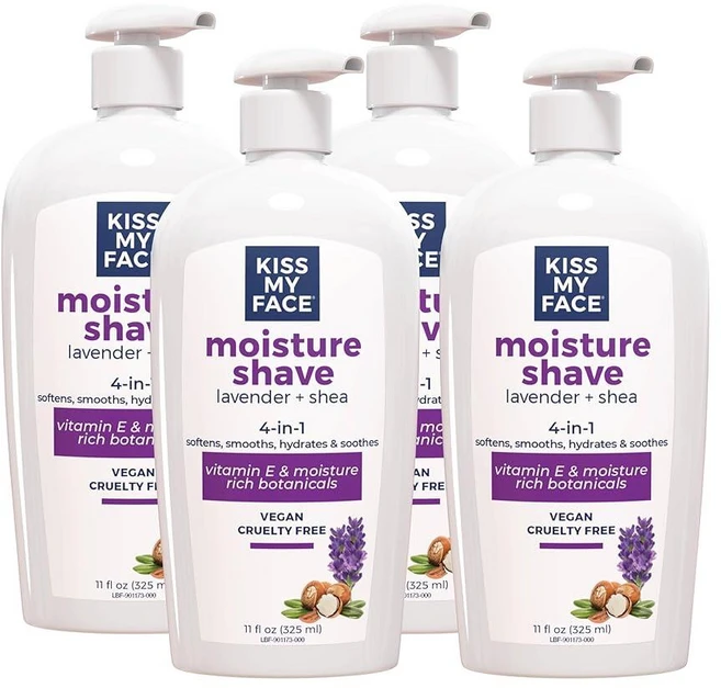 키스 마이 페이스 라벤더 시어 버터 쉐이빙 크림 325ml 4개, 키스 마이 페이스 라벤더 시어 버터 쉐이빙 크림 325 - 쿠팡