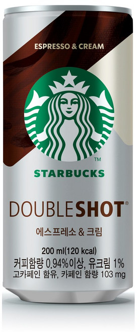 스타벅스 더블샷 에스프레소&크림 커피, 14개, 200ml