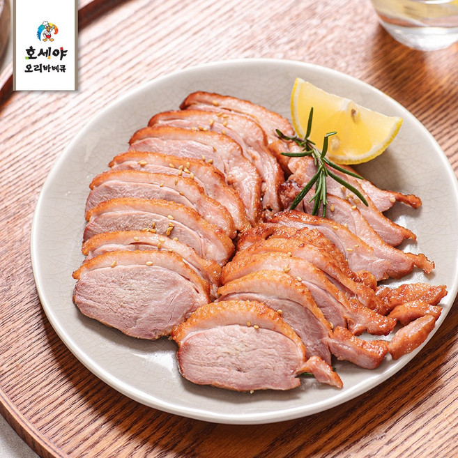 호세야 오리바베큐200g*5팩+쌈무+고추절임+소스2종, 5개, 200g