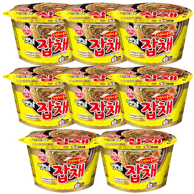 오뚜기 옛날 잡채 용기 74.5g, 8개