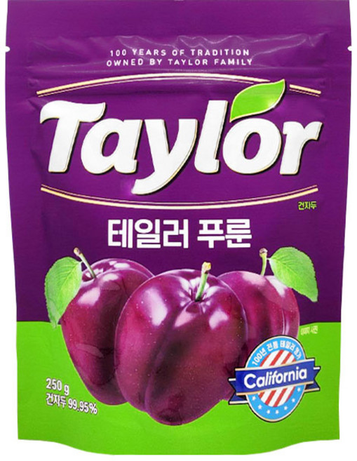 [유통기한260410]테일러 푸룬 건자두 250g, 1개