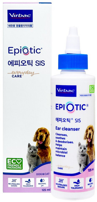 버박 에피오틱 SIS 귀세정제 이어크리너, 1개, 125ml