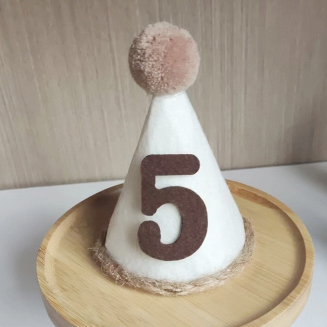 GoGraphy 生日帽慶生帽派對帽 兒童寵物生日派對裝飾, 5, 1個