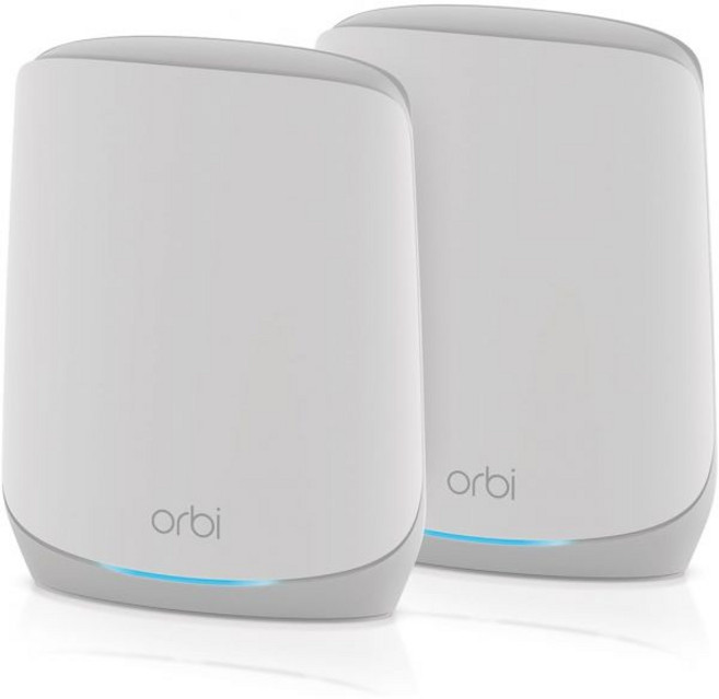 넷기어 NetGear Orbi 전체 홈 트라이밴드 WiFi 6 메시 네트워크 시스템 RBK752P 1개 위성 익스텐더 보안 기능 최대 5 000평방피트의 커버리지 75개 디바이, AX5400/ Armor, 2 Pack