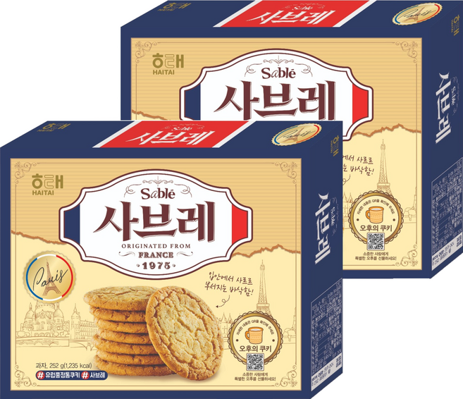 해태제과 사브레, 252g, 2개